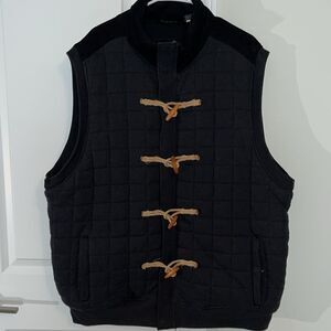 Western Sean John Quilted puffer puffy winter vest jacket 3XL toggle duffel mode